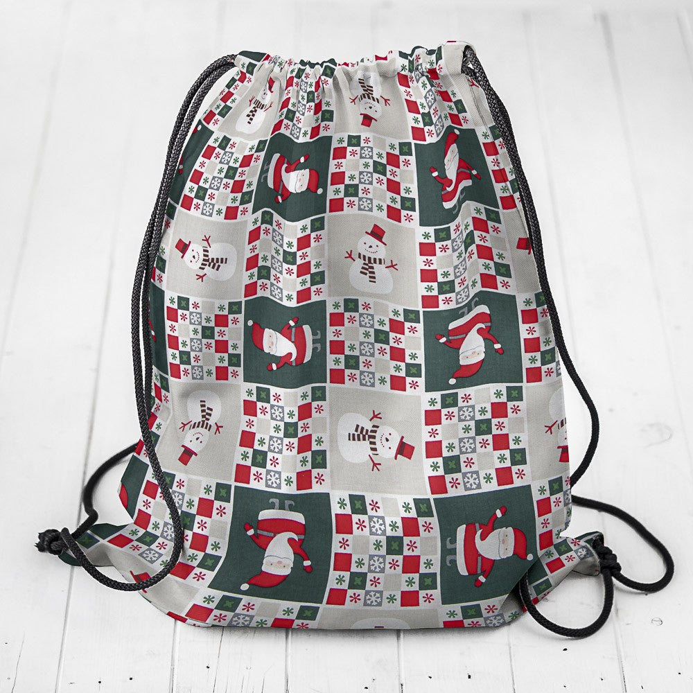 Popeline Weihnachtsaufnäher Grün - Ribes y Casals