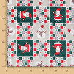 Popeline Weihnachtsaufnäher Grün - Ribes y Casals