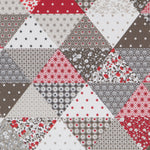 Weihnachts-Patchwork-Popeline - Ribes y Casals
