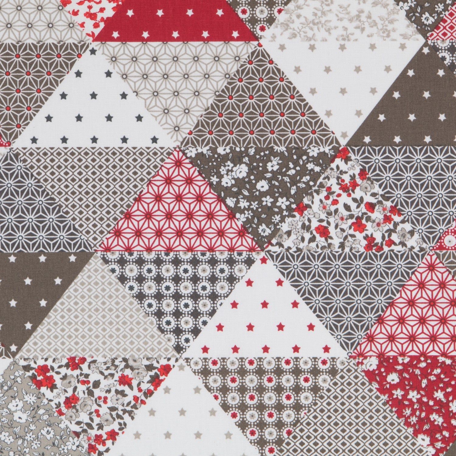 Weihnachts-Patchwork-Popeline - Ribes y Casals