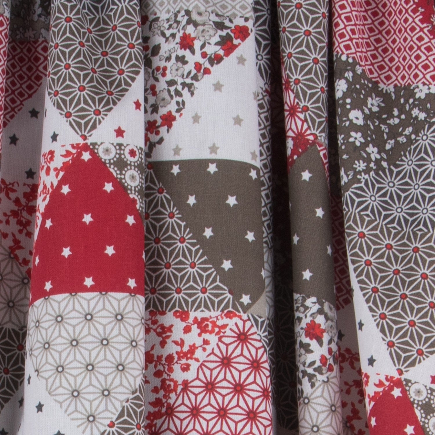 Weihnachts-Patchwork-Popeline - Ribes y Casals