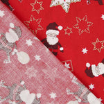 Popeline Weihnachtsmann Rot - Ribes y Casals