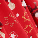 Popeline Weihnachtsmann Rot - Ribes y Casals
