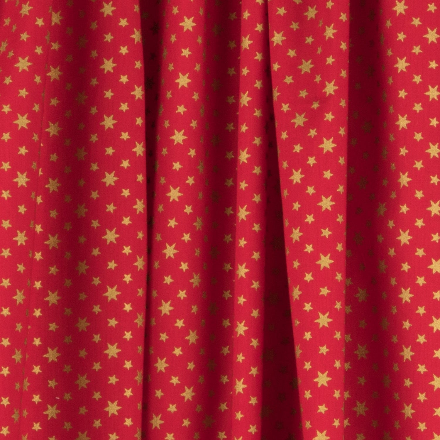 Popeline Weihnachtssterne Rot - Ribes y Casals