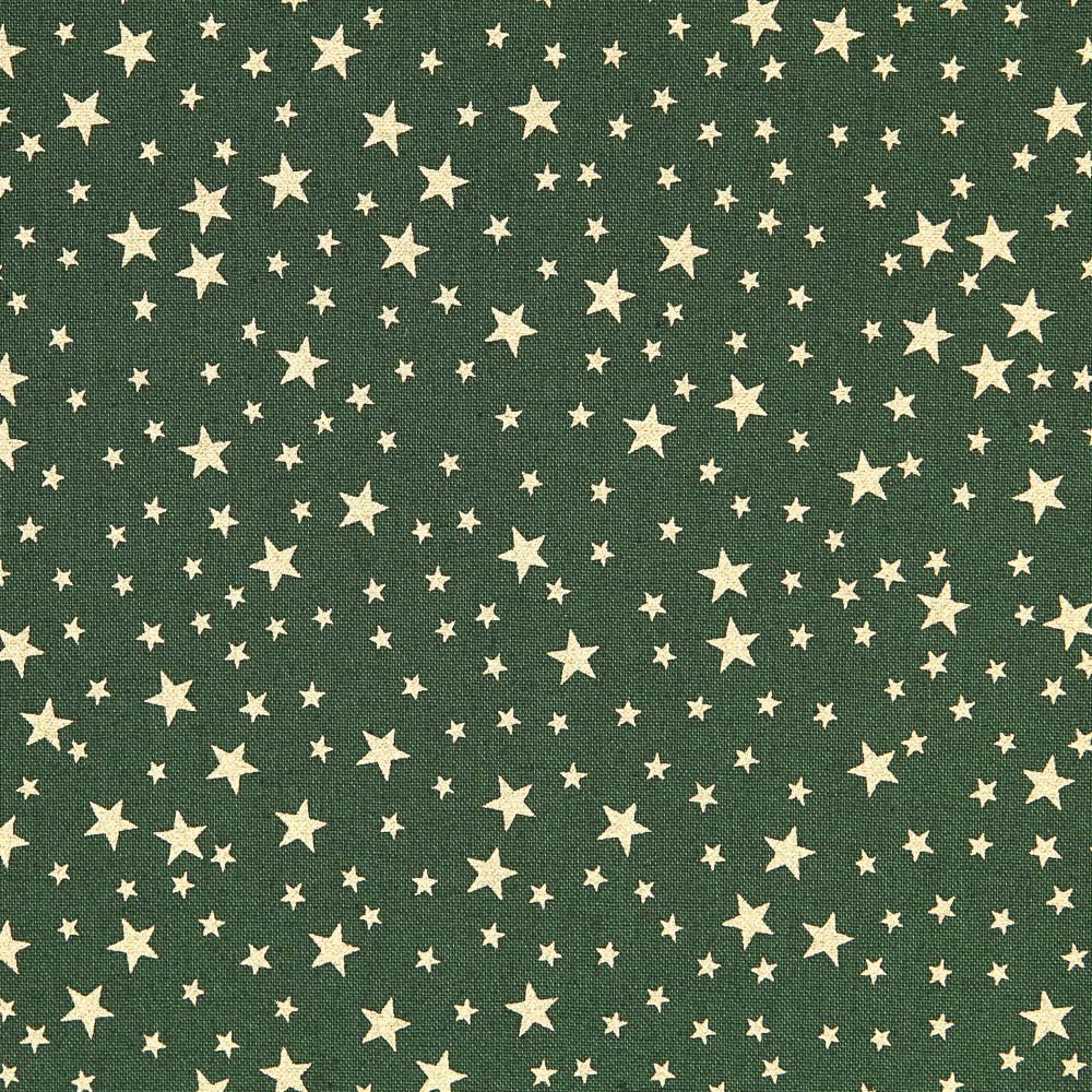 Baumwoll-Weihnachtssterne grün - Ribes y Casals