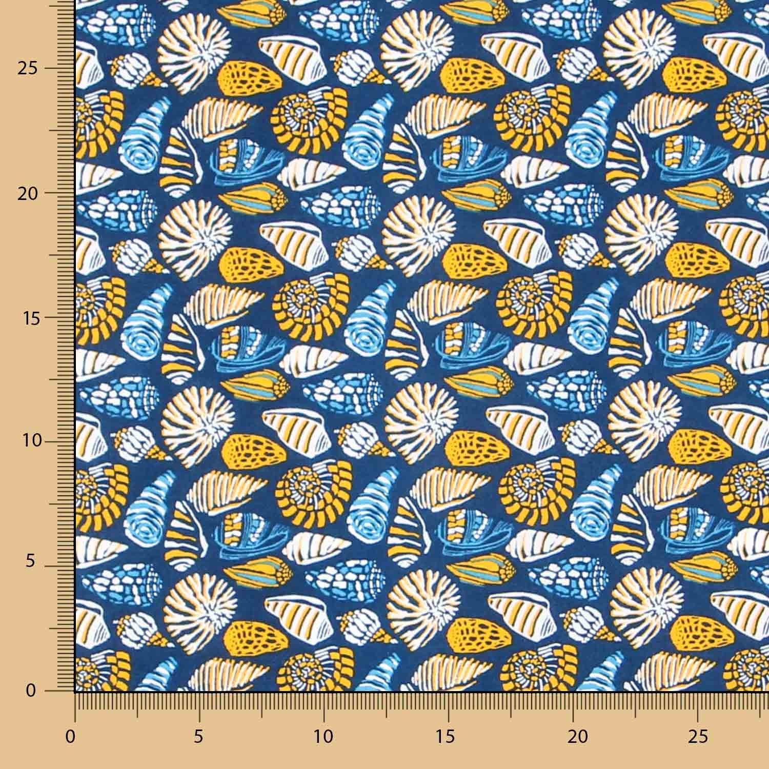 Ozean Popeline Blau - Ribes y Casals