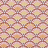 Popeline Patchwork Fächer Fächer Orange - Ribes y Casals