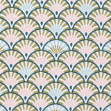 Popeline Patchwork Fächer Pastell - Ribes y Casals