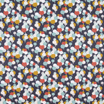Patchwork-Popeline Bubbles Dunkelblau - Ribes y Casals