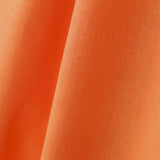 Einfarbige Baumwollpopeline Basic Orange - Ribes y Casals