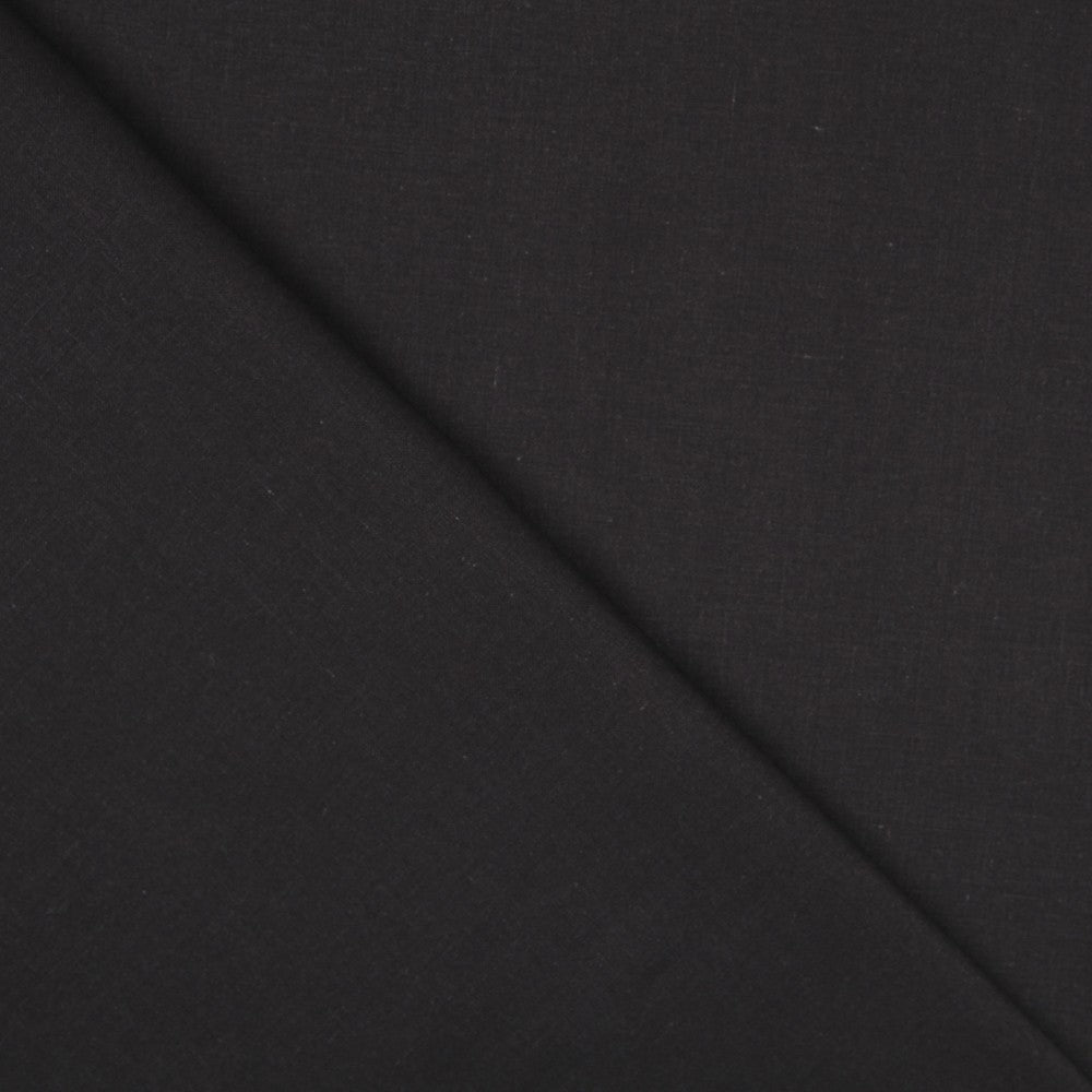 Einfarbige Patchwork-Popeline Schwarz - Ribes y Casals