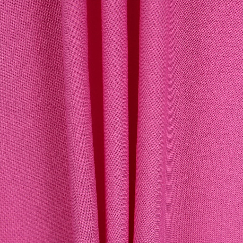 Einfarbige Baumwollpopeline Basic Rosa - Ribes y Casals