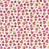 Patchwork-Popeline Korallenmotive - Ribes y Casals