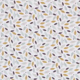 Popeline Patchwork Blütenblätter Grünliche Blütenblätter - Ribes y Casals