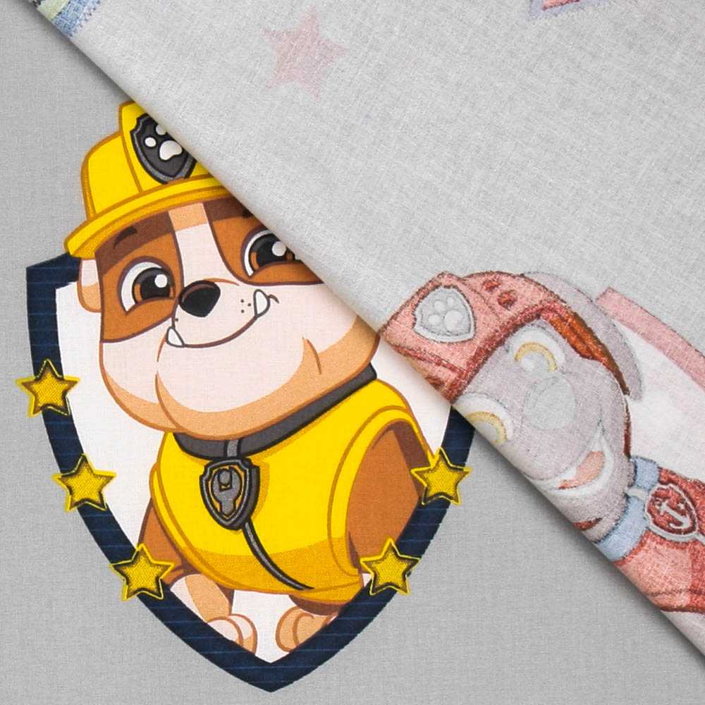 Paw Patrol Popeline Grau - Ribes y Casals