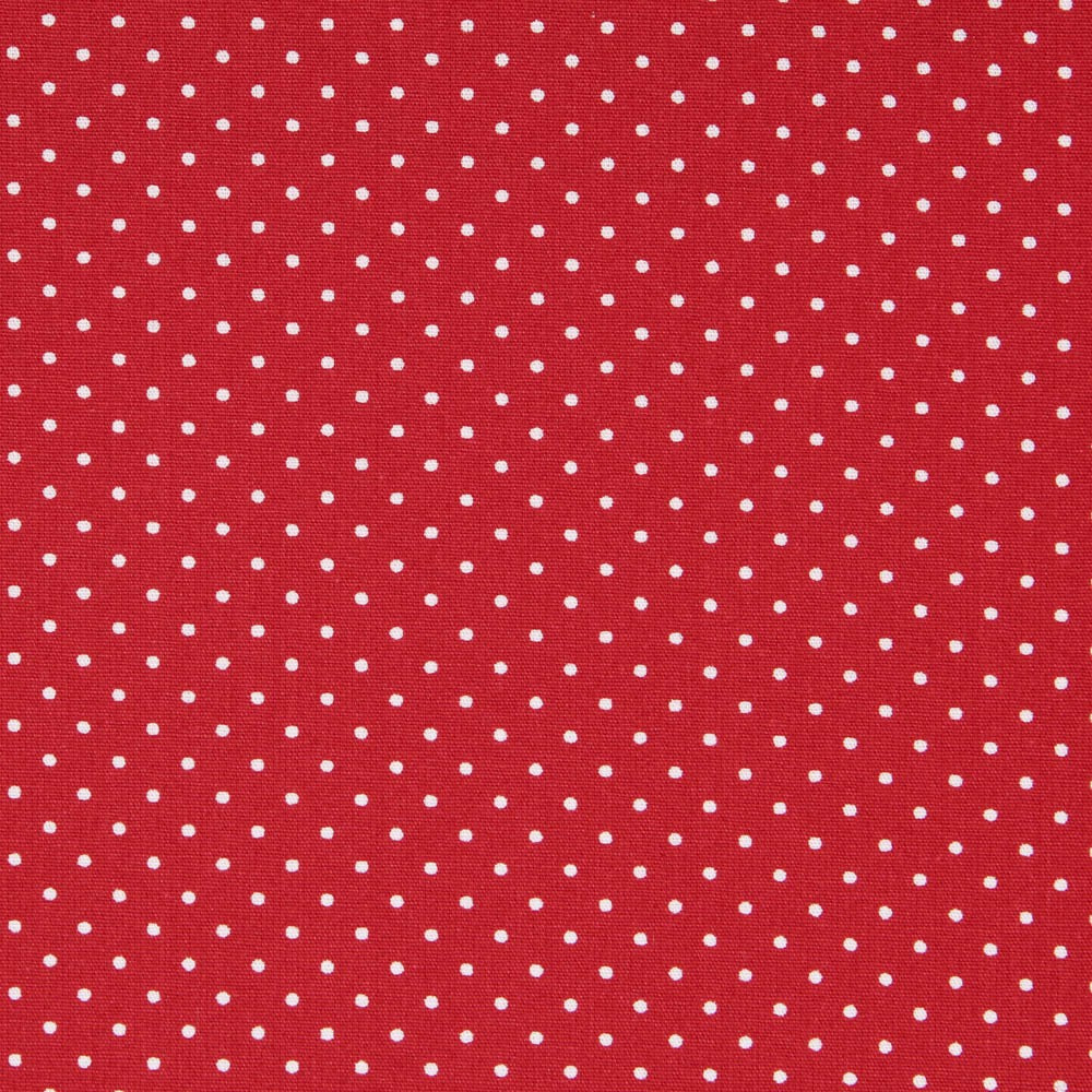 Petit Dots Popeline Rot - Ribes y Casals