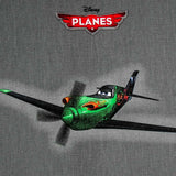 Popeline Flugzeuge Grau - Ribes y Casals