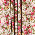 Popeline Retro Floral Ecru - Ribes y Casals