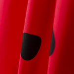 Spandex Popeline Popeline Schwarz Polka Dots 30mm Rot 155 x 140 cm - Ribes y Casals