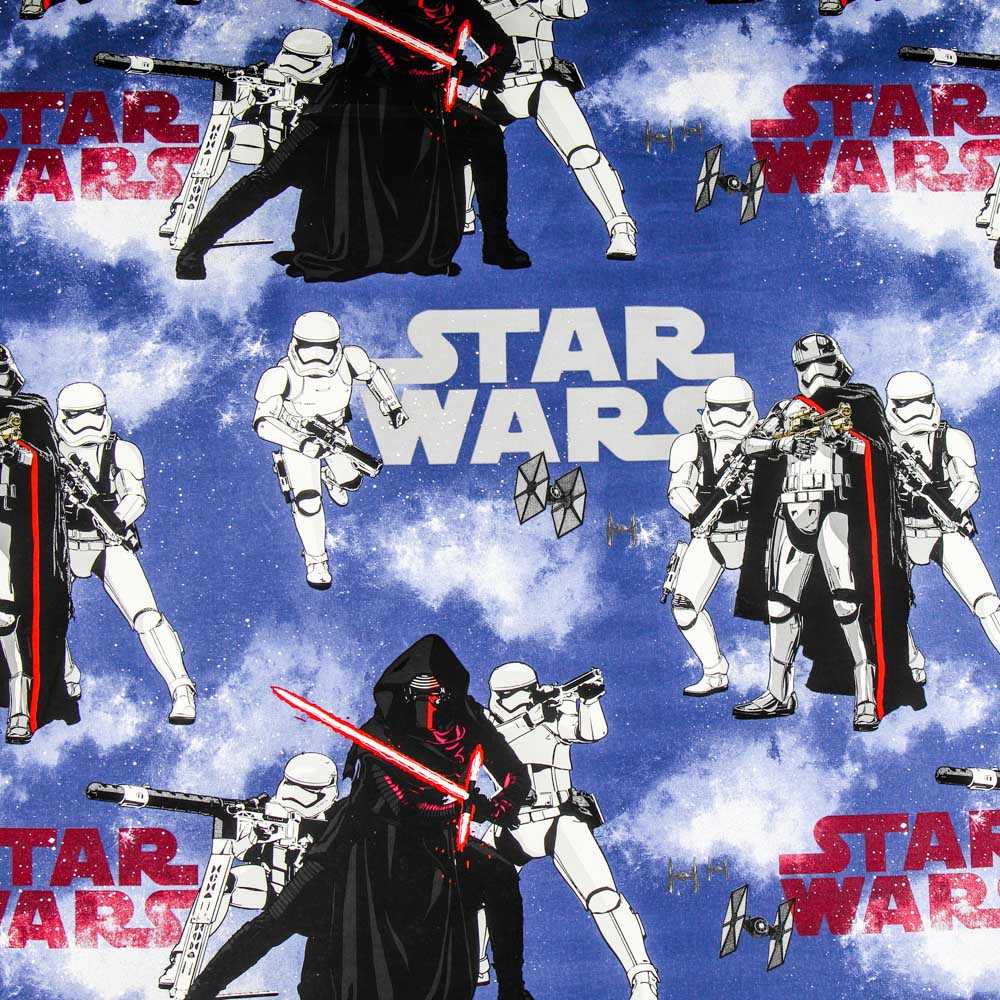 Star Wars Popeline Blau - Ribes y Casals