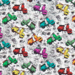 Vespas Mehrfarbige Popeline - Ribes y Casals