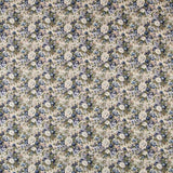 Blaue Popeline mit Blumenmuster im Vintage-Stil - Ribes y Casals