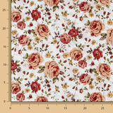 Geblümte Popeline Vintage Fuchsia - Ribes y Casals
