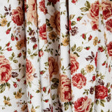 Geblümte Popeline Vintage Fuchsia - Ribes y Casals