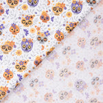 Baumwolle Popeline Calaveras Orange - Ribes y Casals