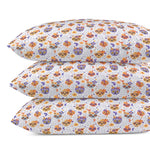 Baumwolle Popeline Calaveras Orange - Ribes y Casals