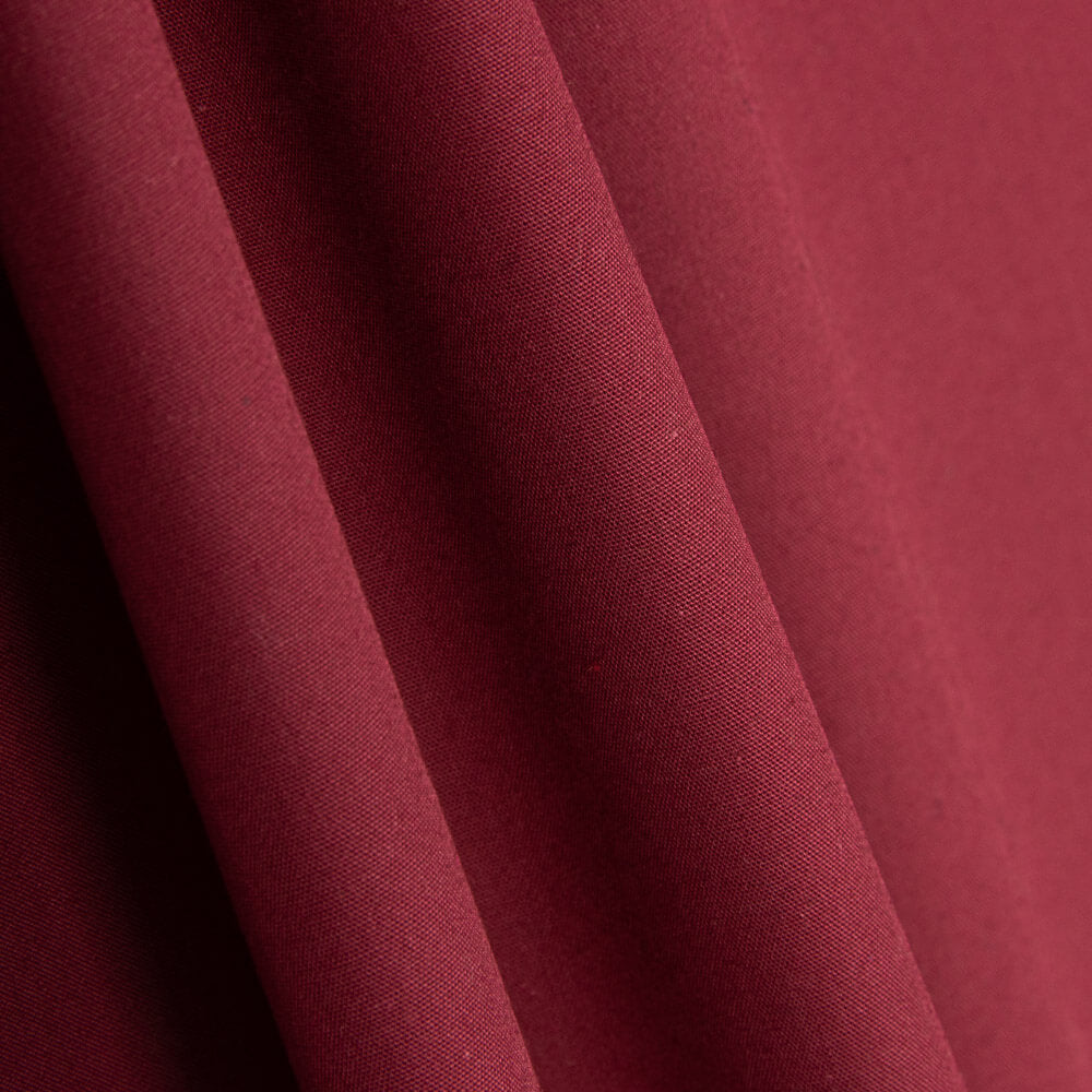 Maroon Baumwolle Popeline - Ribes y Casals