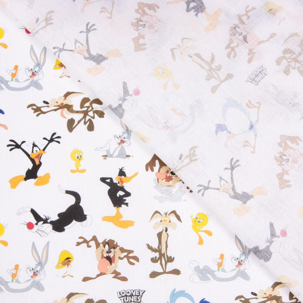 Looney Tunes Baumwolle Popeline - Ribes y Casals