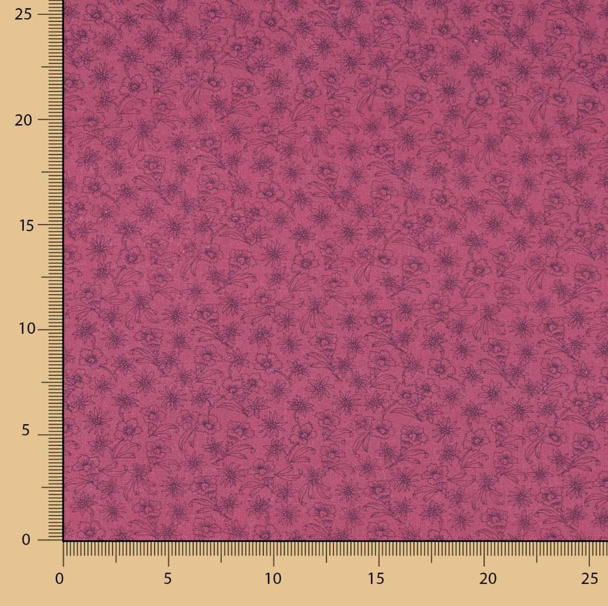 Popeline Baumwolle Nizza Violett - Ribes y Casals