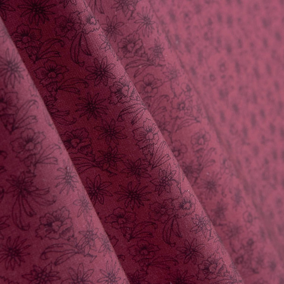 Popeline Baumwolle Nizza Violett - Ribes y Casals