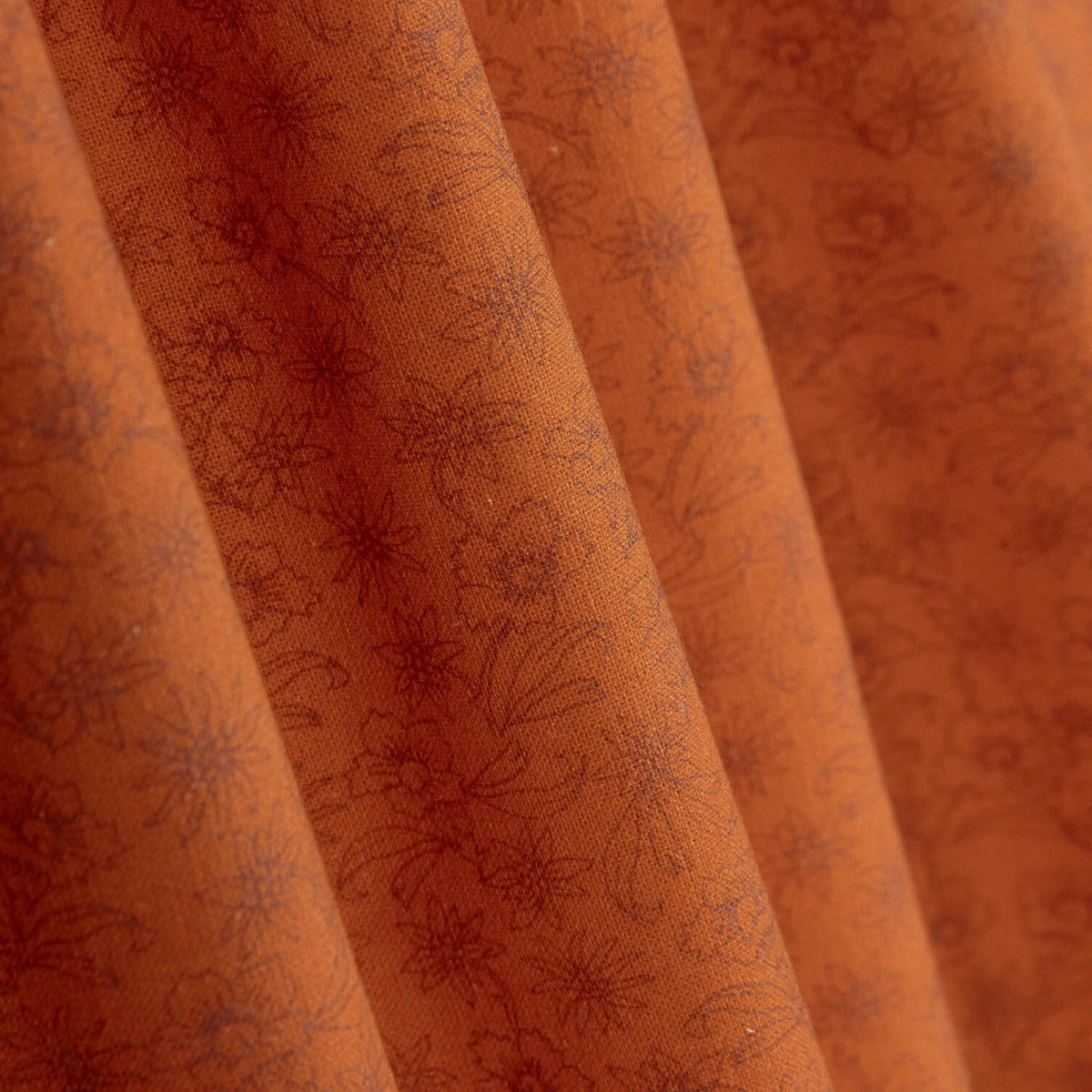 Popeline Baumwolle Nizza Orange - Ribes y Casals