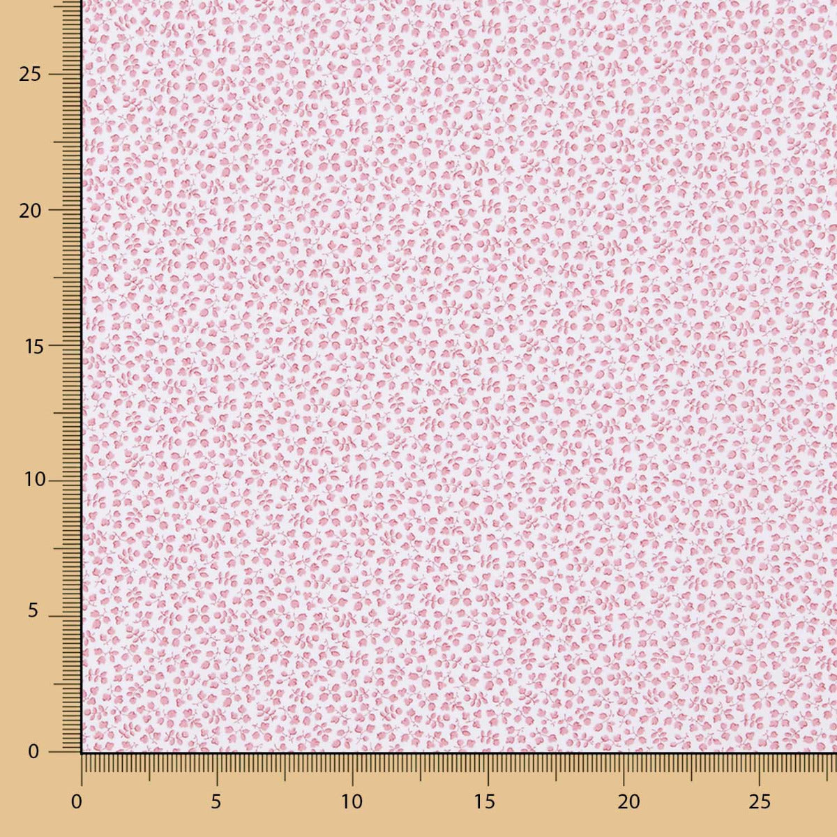 Bio-Baumwoll-Popeline Flower Mini Bio-Baumwoll-Popeline Pink - Ribes y Casals