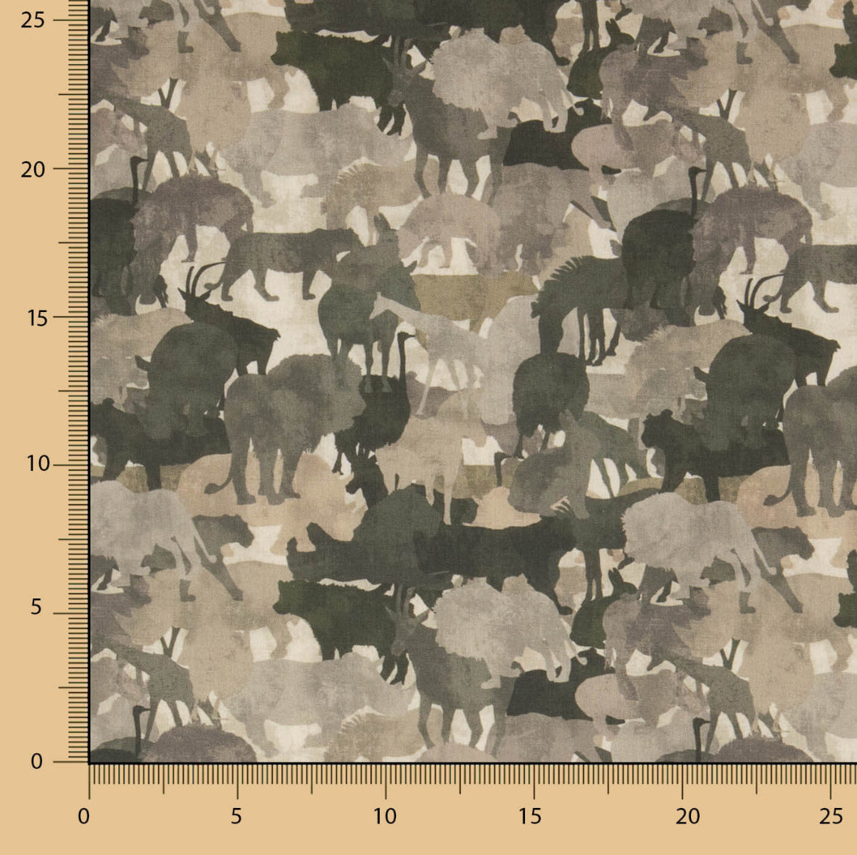 Safari-Tiere Popeline - Ribes y Casals