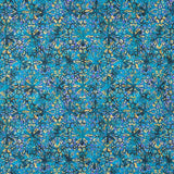 American Patchwork Batik Blume Türkis - Ribes y Casals