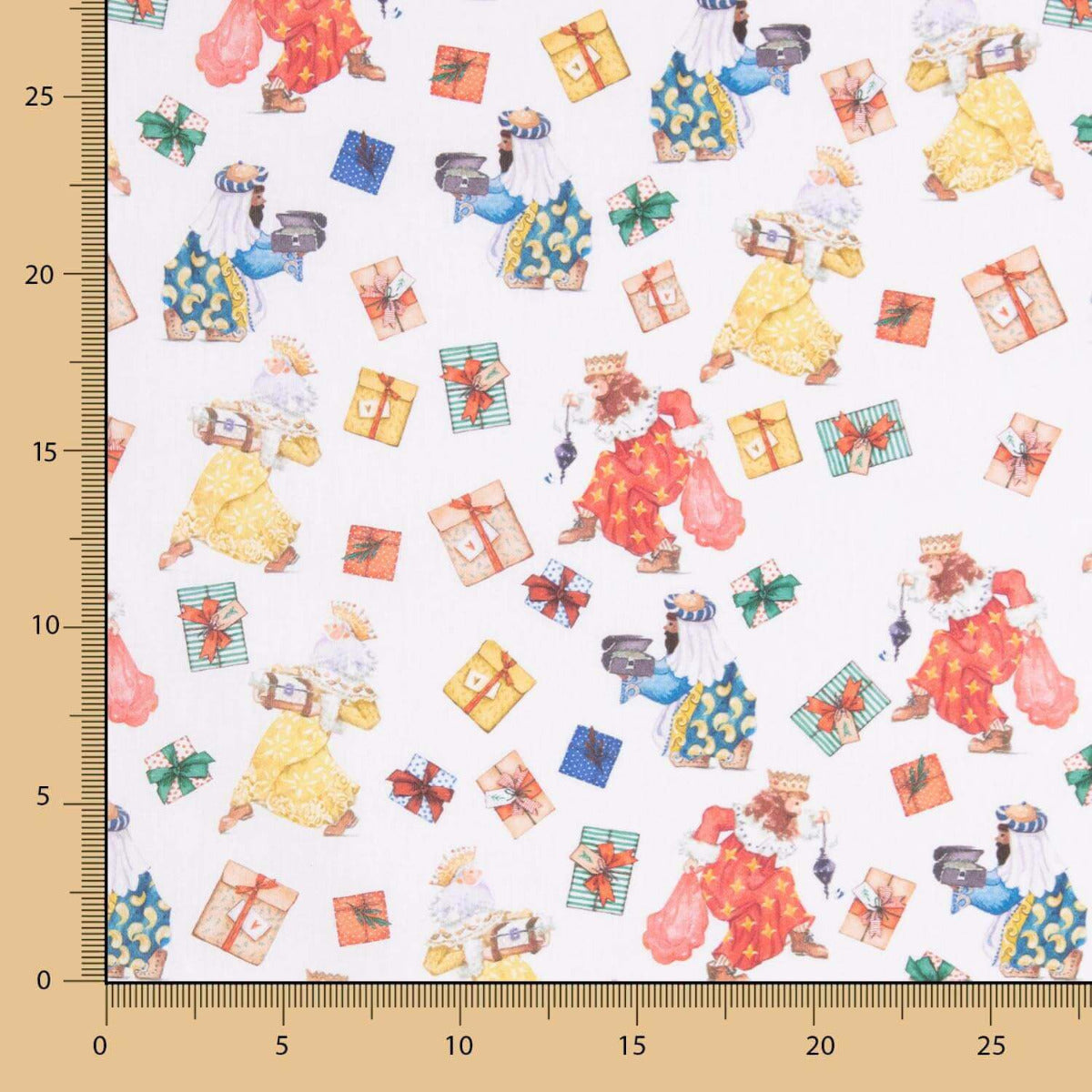 Popeline Retal Weihnachtsgeschenke 150 x 140 cm - Ribes y Casals