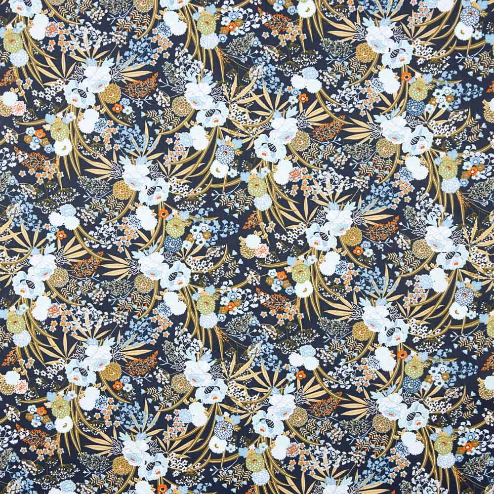 Oeko-Tex® Blaue Shanghai Popeline - Ribes y Casals