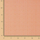 Hemdbluse aus Popeline Milano Orange - mit Breite 148 cm - Ribes y Casals