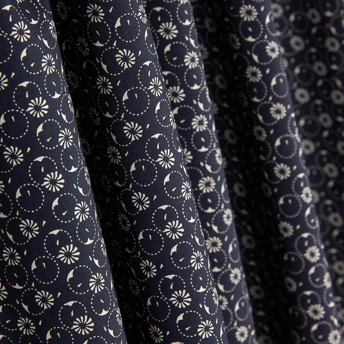 Florencia Hemd Popeline navy - Ribes y Casals