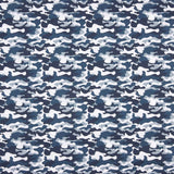 Camouflage Popeline Blau Grau - Ribes y Casals