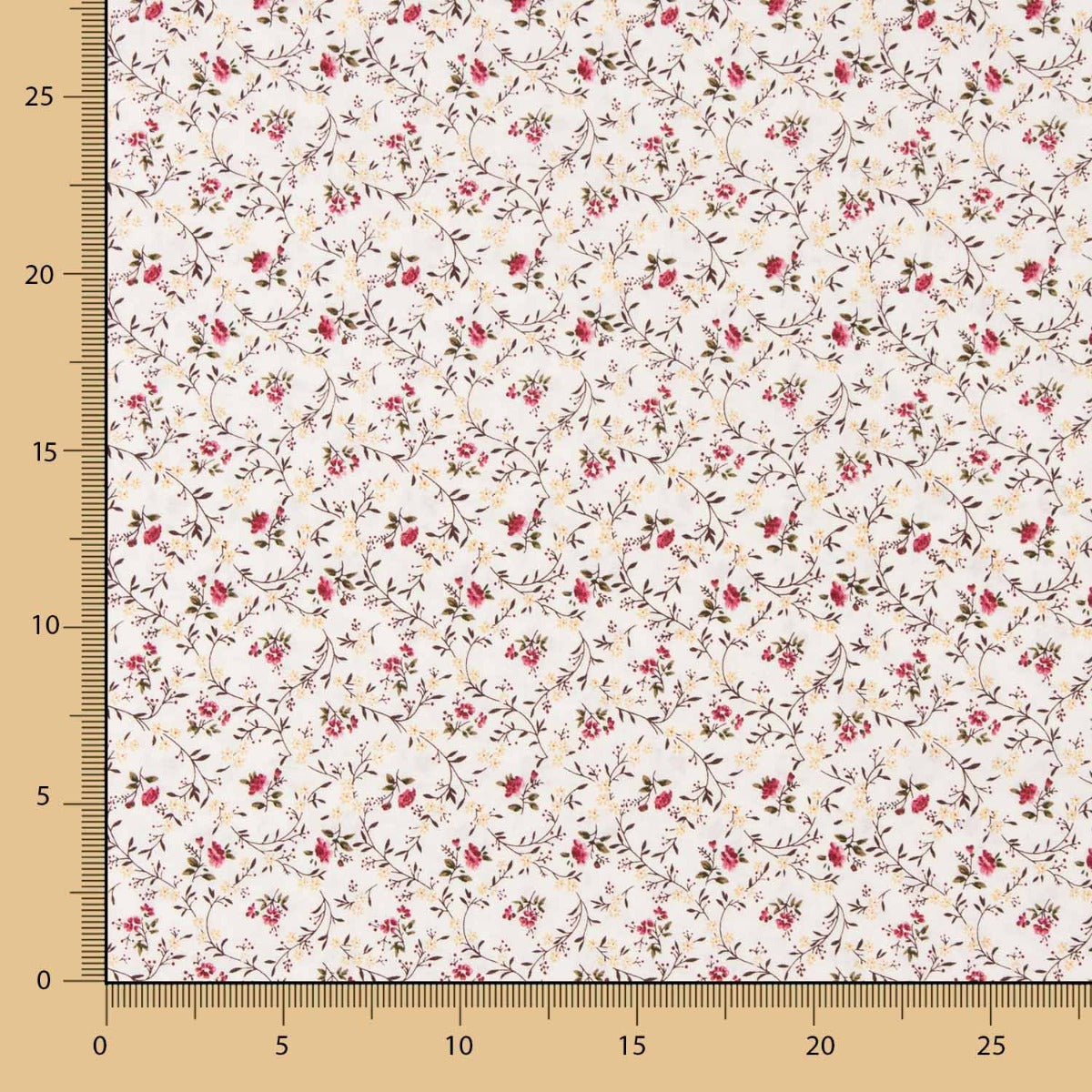 American Patchwork Mini Rote Blume - Ribes y Casals