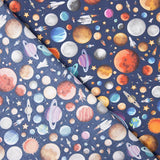 Galaxie Planeten Galaxie Baumwolle Popeline - Ribes y Casals