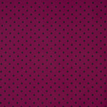 Flamenco bedruckte Popeline mit Polka Dots 7mm Granat - Ribes y Casals