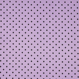 Flamenco bedruckte Popeline mit Polka Dots 7mm Violett - Ribes y Casals