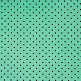 Flamenco bedruckte Popeline spitze Punkte 7mm Aqua Grün - Ribes y Casals