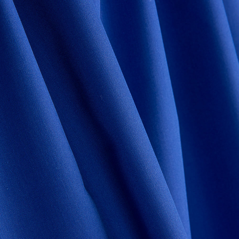 Blaue Flamenco-Popeline - Ribes y Casals