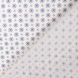 Popeline Blume Candy Blau - Ribes y Casals